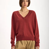 Jac and Jack Fenn Sweater in Red