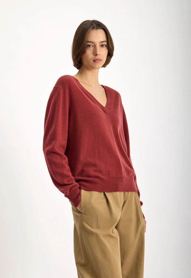 Jac and Jack Fenn Sweater in Red
