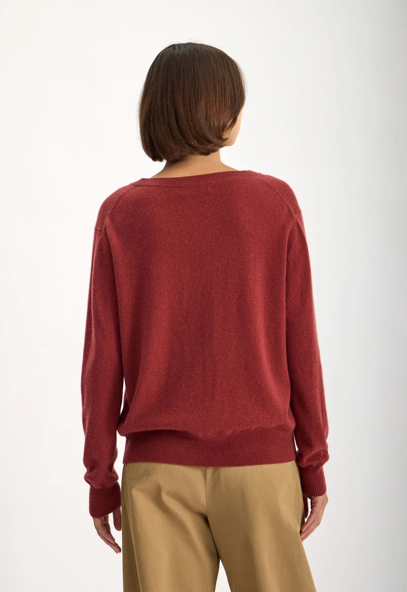 Jac and Jack Fenn Sweater in Red