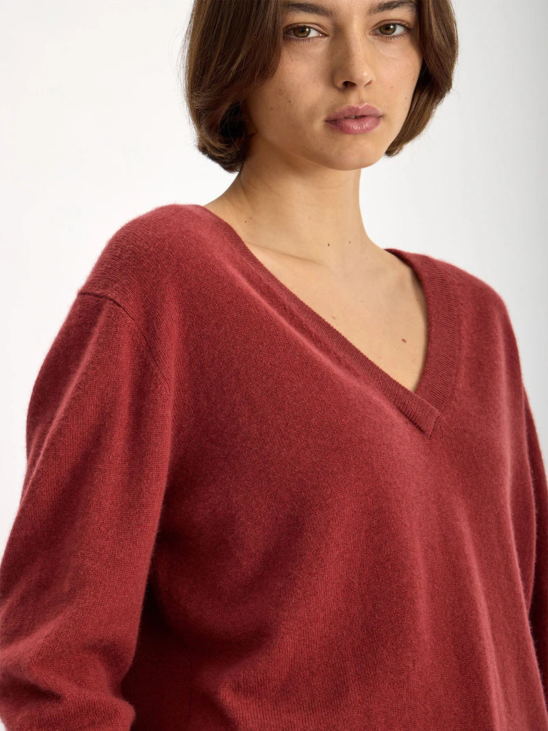 Jac and Jack Fenn Sweater in Red