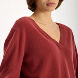 Jac and Jack Fenn Sweater in Red