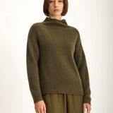 Jac and Jack Grayson Sweater in Hunter - detail view