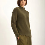 Jac and Jack Grayson Sweater in Hunter - styled look