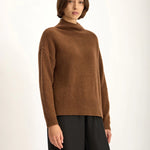 Jac and Jack Grayson Sweater in Tabac Marle - styled look