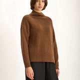 Jac and Jack Grayson Sweater in Tabac Marle - styled look