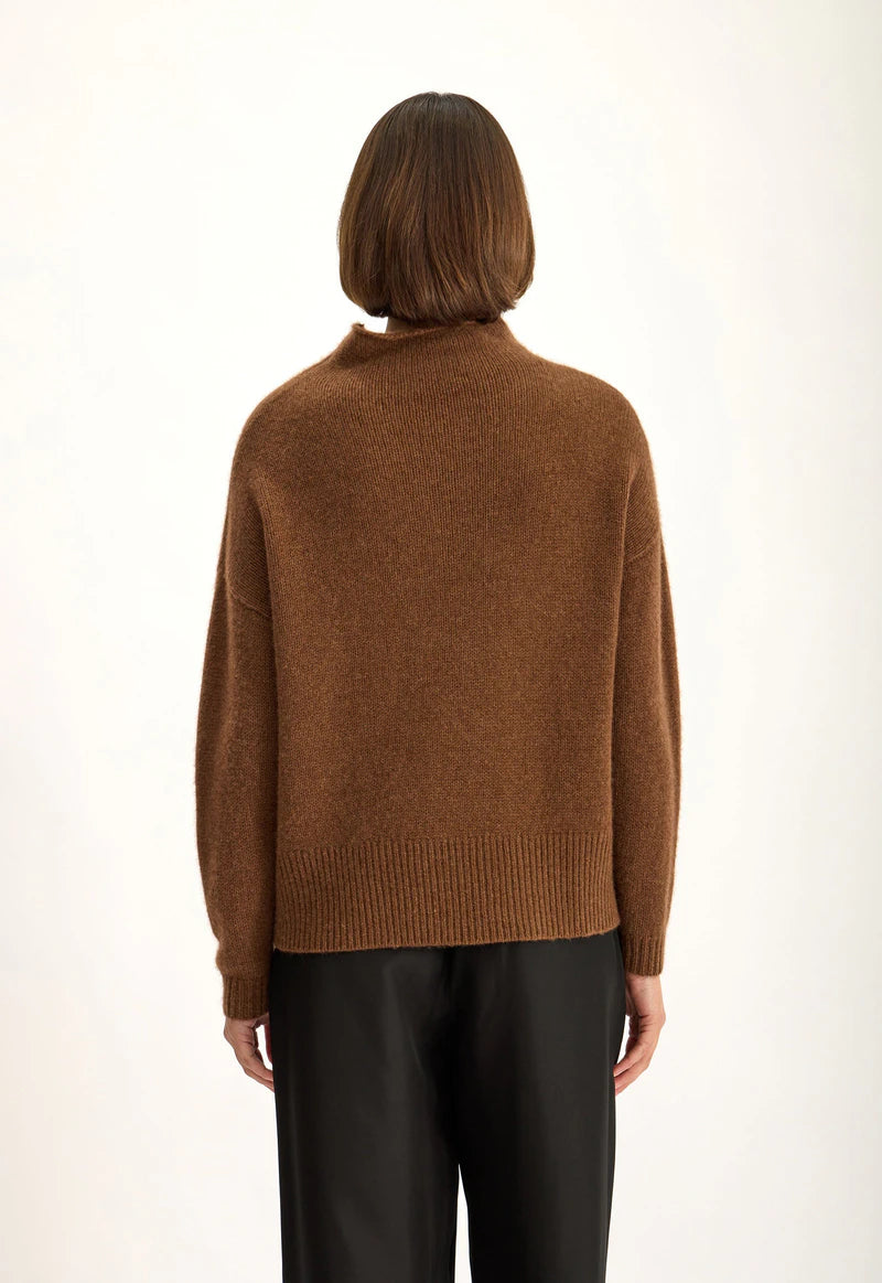 Jac and Jack Grayson Sweater in Tabac Marle - outfit inspiration