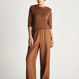 Jac and Jack Max Tee in Dark Tabac