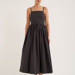 Jac and Jack Volt Dress in Black - side view