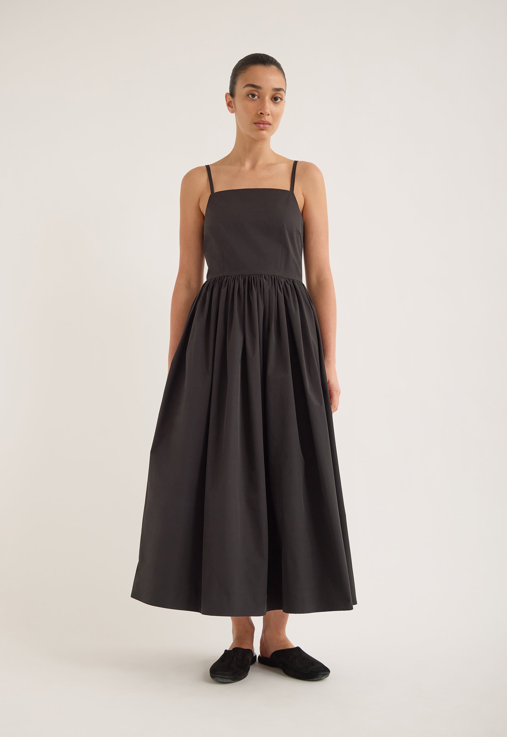 Jac and Jack Volt Dress in Black - side view