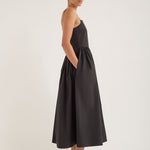 Jac and Jack Volt Dress in Black - detail view