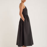 Jac and Jack Volt Dress in Black - detail view
