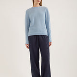 Jac and Jack Bard Sweater in Washer Blue