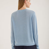 Jac and Jack Bard Sweater in Washer Blue