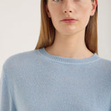 Jac and Jack Bard Sweater in Washer Blue