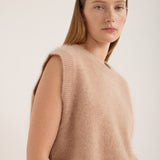 Jac and Jack Calder Vest in Dark Bond