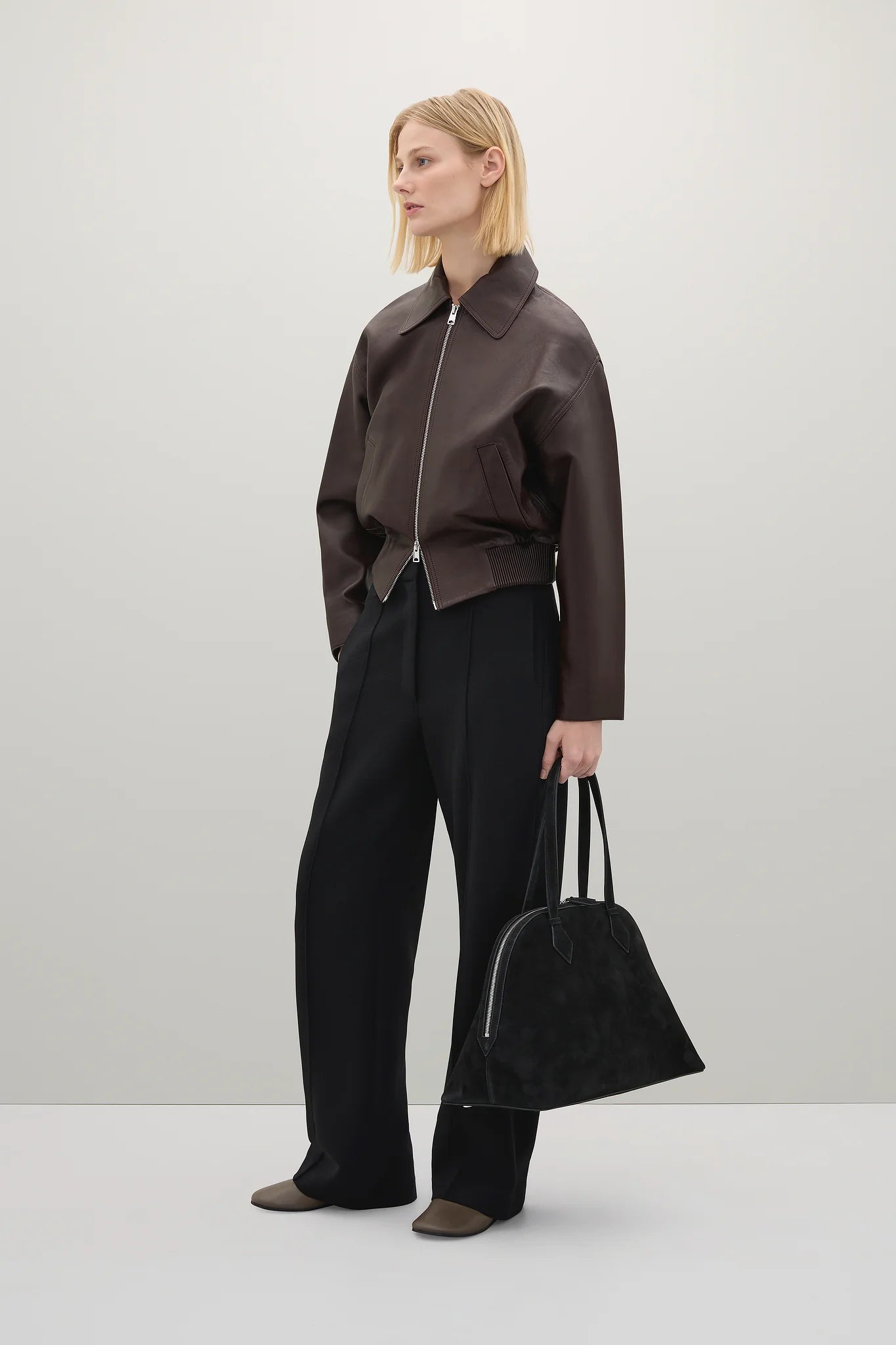 A Emery Jacques Pant in Black