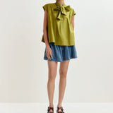 Essentiel Antwerp Jalaysia Sleeveless Top in Avocado