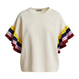 Essentiel Antwerp Januari Knitted Top in Off White