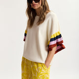 Essentiel Antwerp Januari Knitted Top in Off White