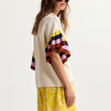 Essentiel Antwerp Januari Knitted Top in Off White