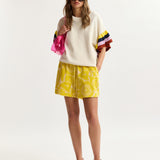 Essentiel Antwerp Januari Knitted Top in Off White