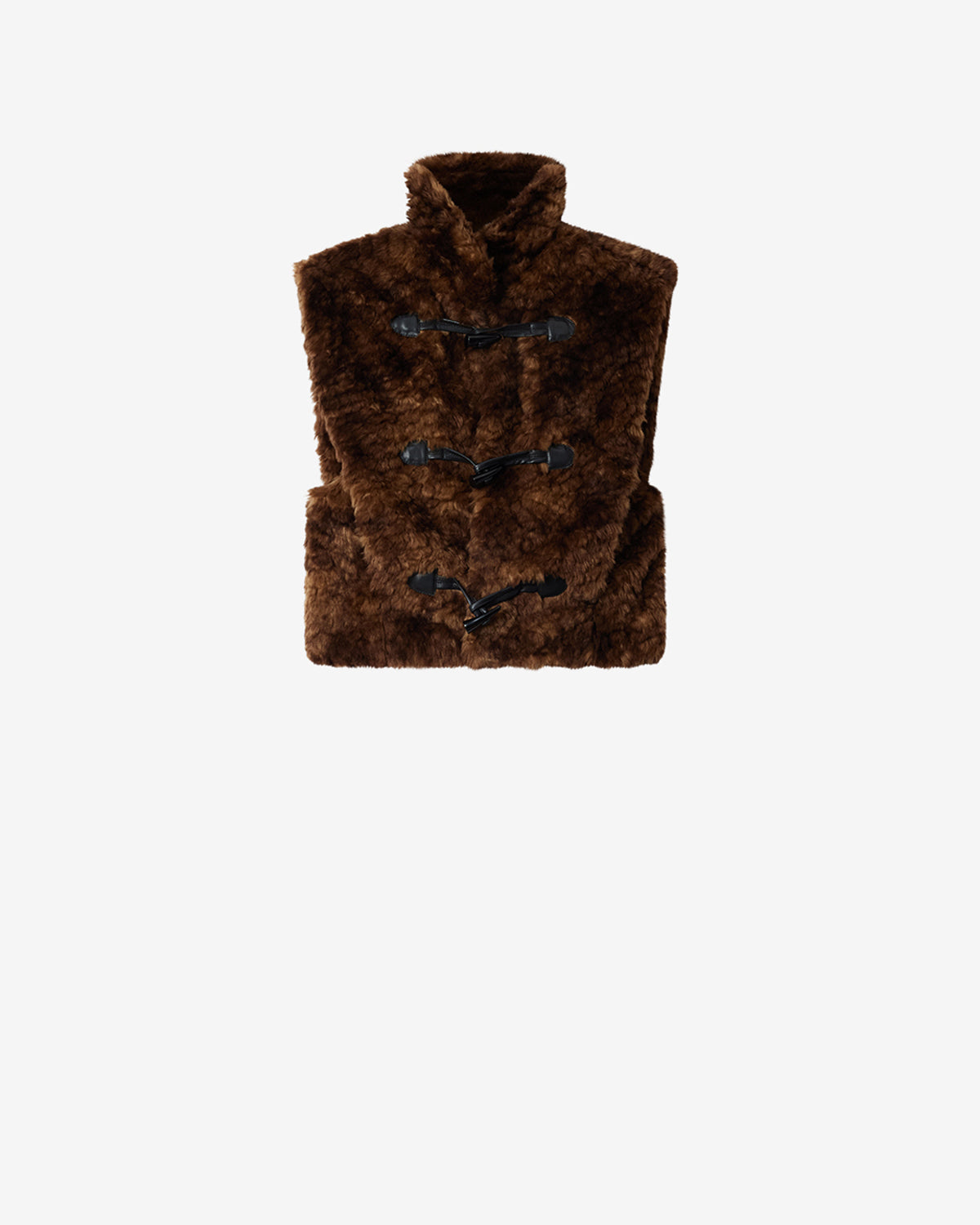 Isabel Marant Jocya Jacket in Brown - close up