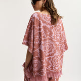 Essentiel Antwerp Jorlando Towel Jersey V Neck Top in Violette