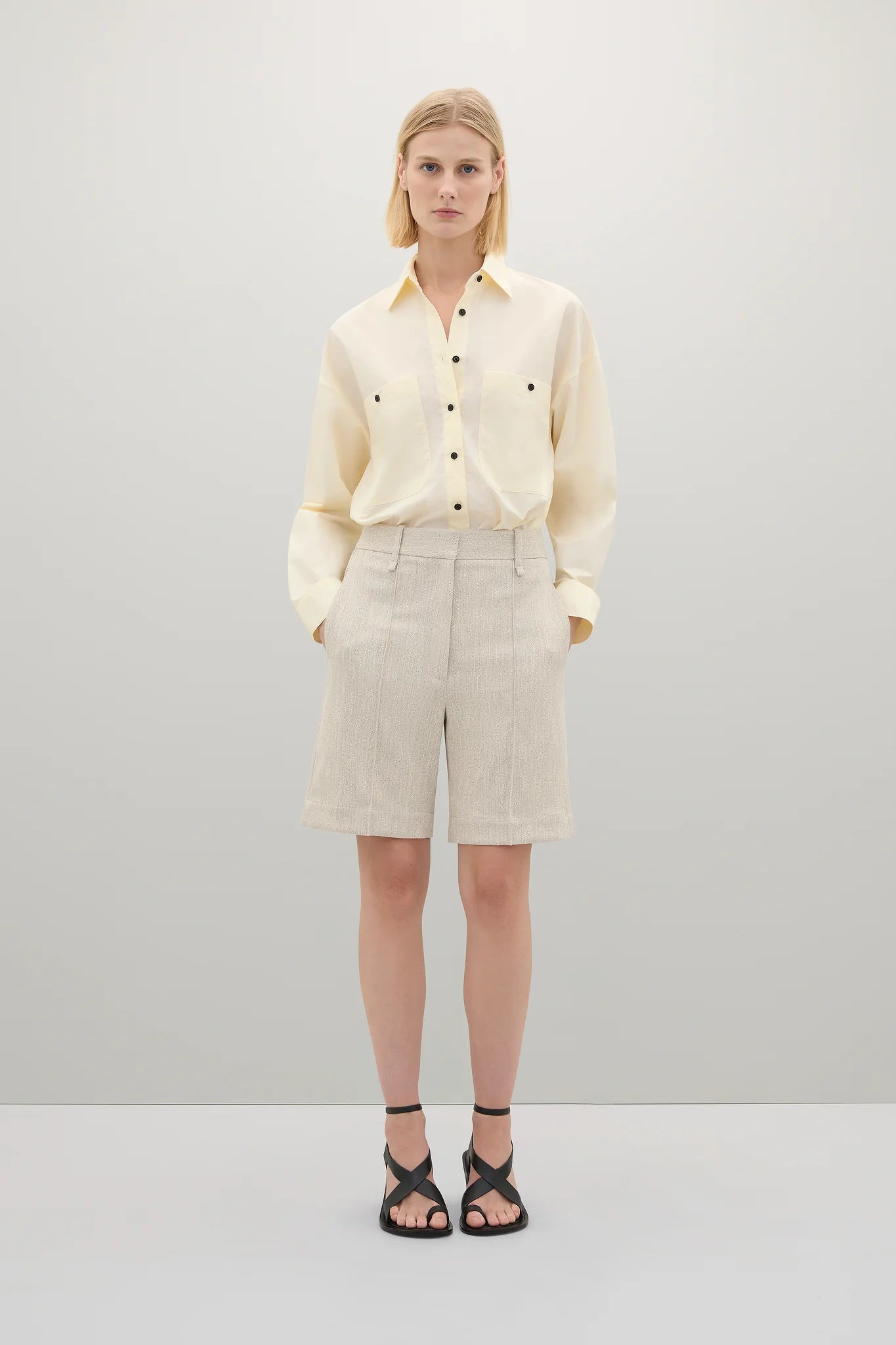 A Emery Keely Short in Bone