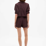 LMND Chiara Long Sleeve Shirt in Chocolate