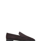 A Emery Lane Loafer in Black Berry Suede
