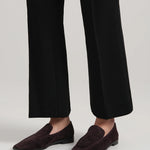 A Emery Lane Loafer in Black Berry Suede