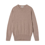 Lee Mathews Cashmere Crewneck in Chestnut