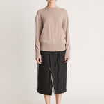 Lee Mathews Cashmere Crewneck in Chestnut