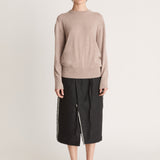 Lee Mathews Cashmere Crewneck in Chestnut