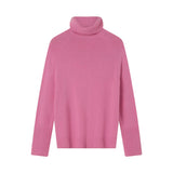 Lee Mathews Cashmere Turtleneck in Bubblegum