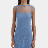 Sir Leif Maxi Dress in Sea Blue