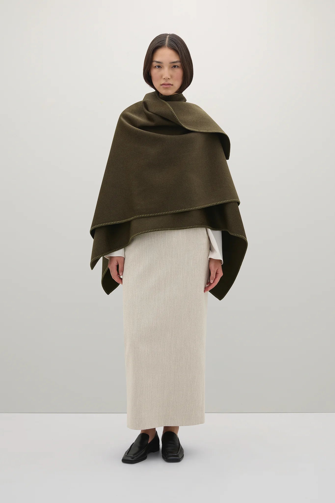 A Emery Lena Wrap in Deep Olive