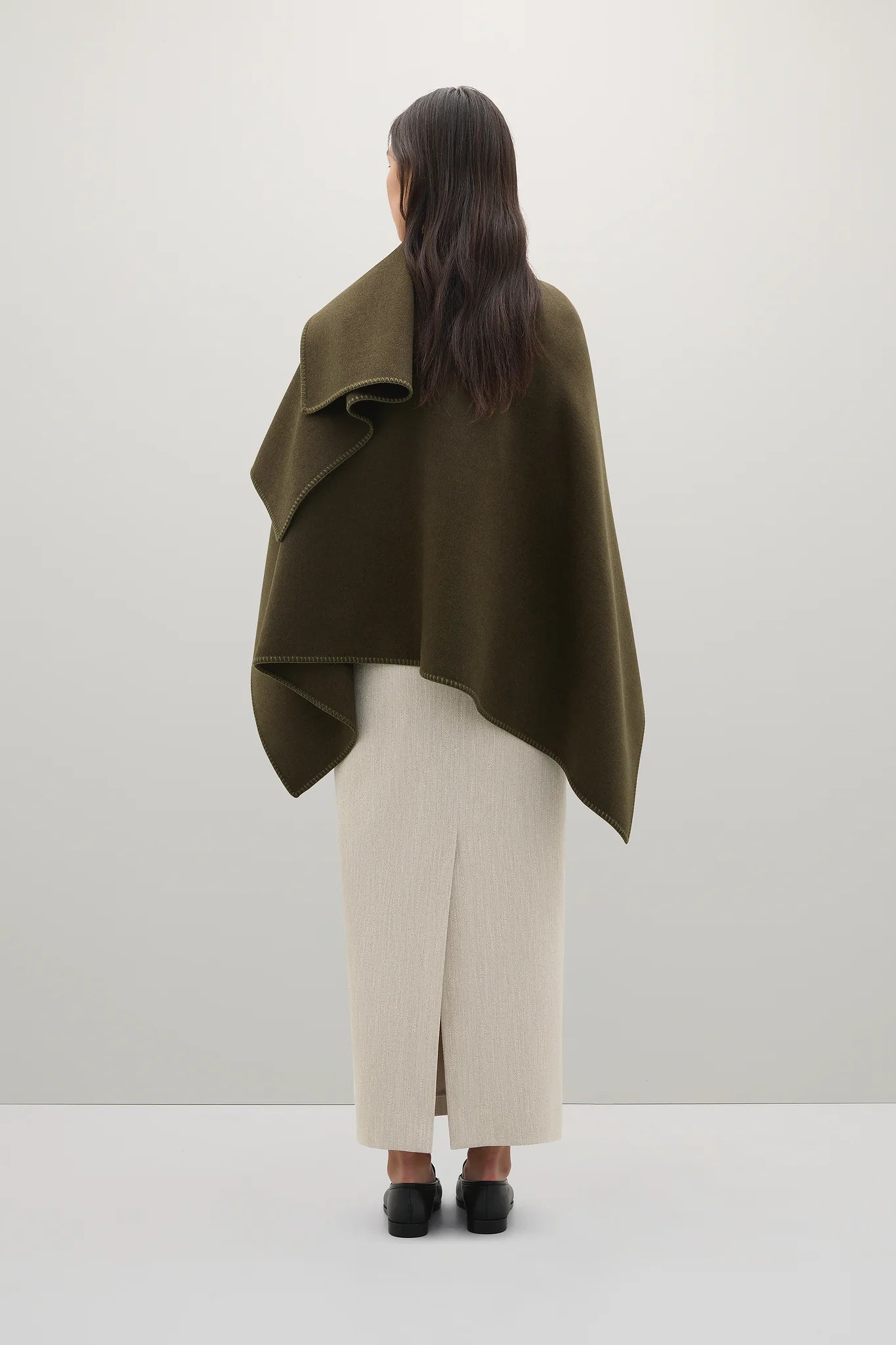 A Emery Lena Wrap in Deep Olive