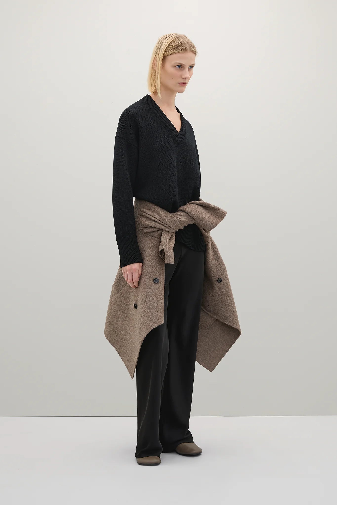 A Emery Lewis Knit in Black