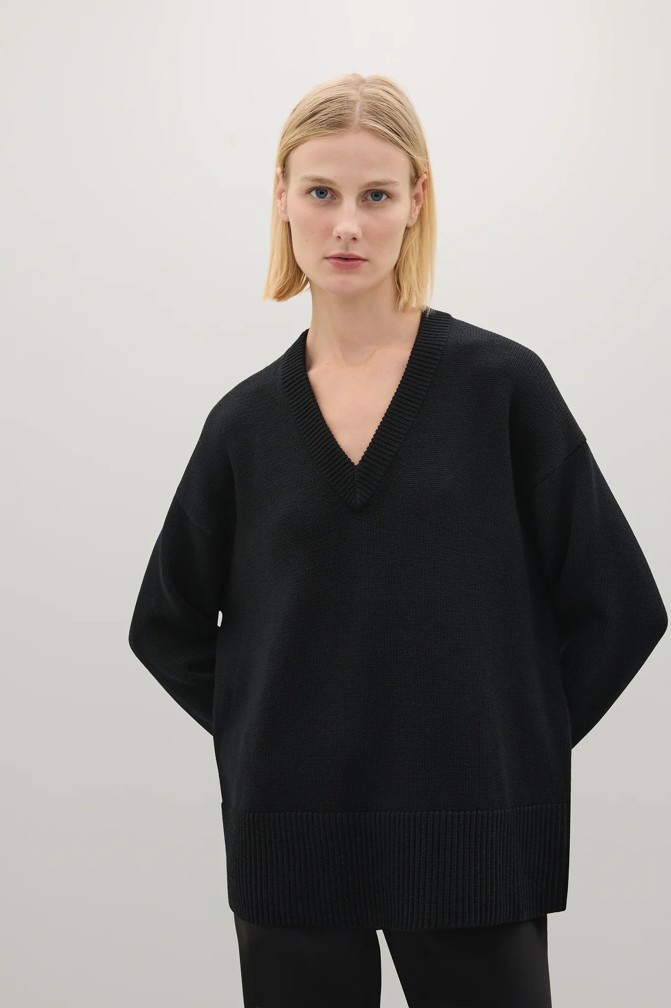 A Emery Lewis Knit in Black