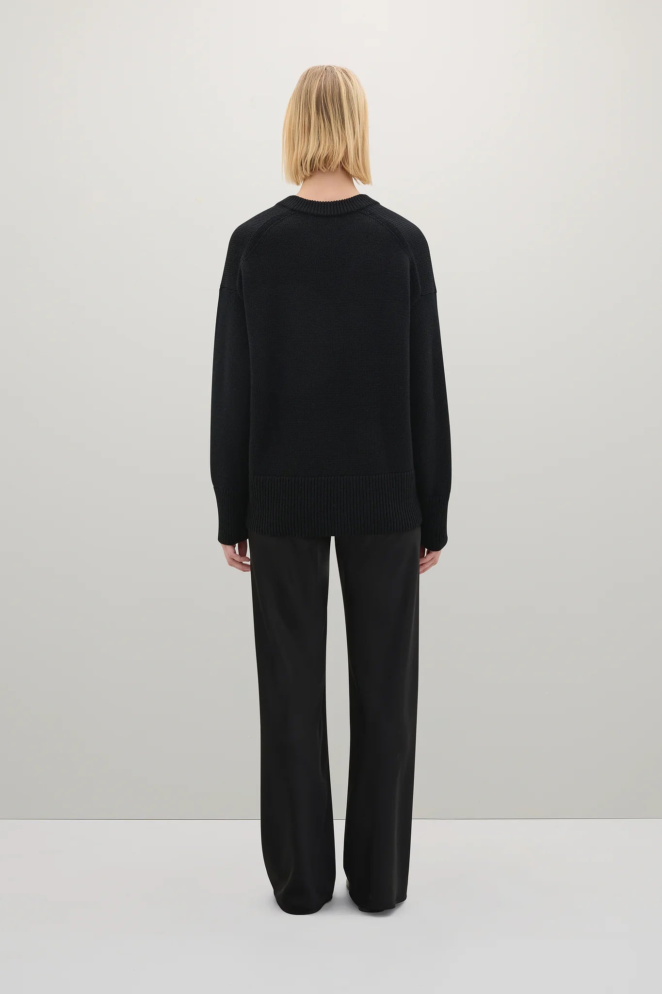 A Emery Lewis Knit in Black