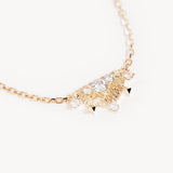 By Charlotte Lotus Rain Necklace in 18k Gold Vermeil