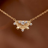 By Charlotte Lotus Rain Necklace in 18k Gold Vermeil