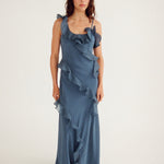 Maggie Marilyn Gentle By Nature Dress in Vintage Navy - side view