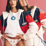 Maggie Marilyn Homebound Windbreaker in Nautical - side view