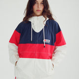 Maggie Marilyn Homebound Windbreaker in Nautical - styled look