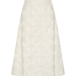 Maggie Marilyn Its A New Day Skirt in Embroidered White