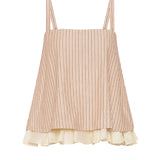 Maggie Marilyn Someday Soon Top in Strawberry and Cream Stripe