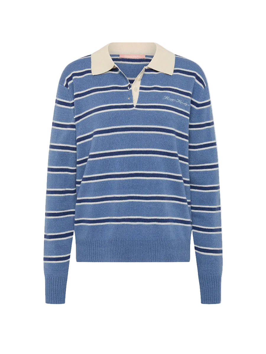 Maggie Marilyn This Must Be The Place Sweater in Vintage Navy Stripe