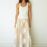 Maggie Marilyn A Good Thing Going Skirt in Milk Cream Embroidery